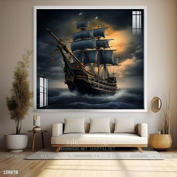 Tranh thuận buồm xuôi gió đẹp