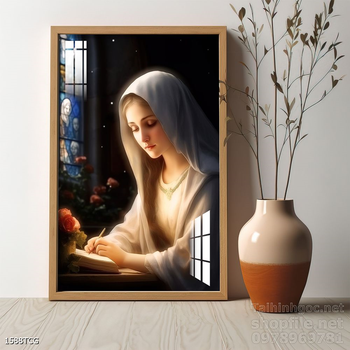 File tranh công giáo decor trang trí tường phòng thờ