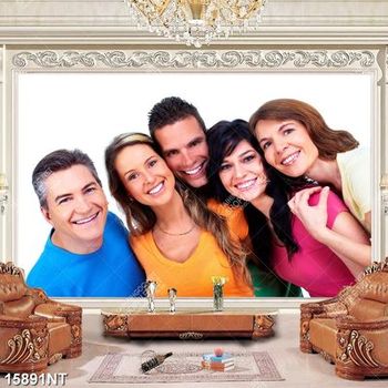 Tranh gia đình vui vẻ 15891NT