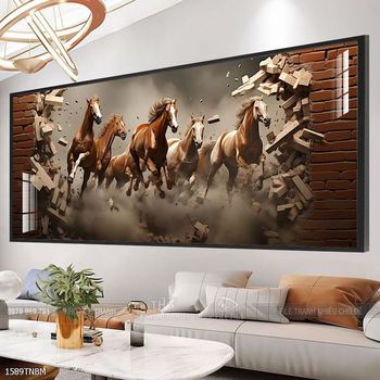 Tranh ngựa bát mã truy phong