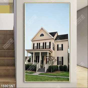 Tranh ngôi nhà đẹp