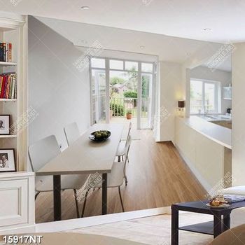 Tranh căn phòng bếp màu trắng 15917NT