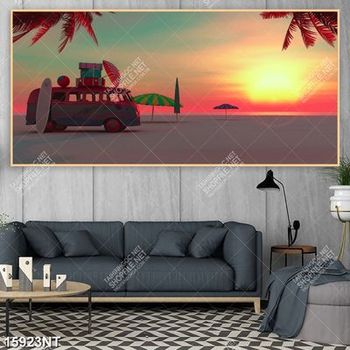 Tranh chiếc xe du lịch