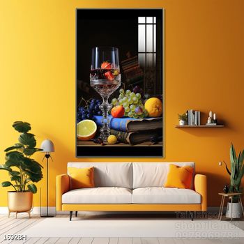 File tranh bình hoa đẹp decor tường nhà trang trí