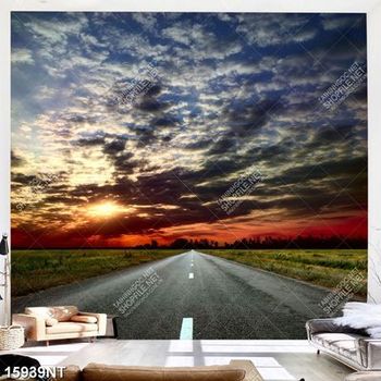 Tranh bầu trời nhiều mây 15939NT