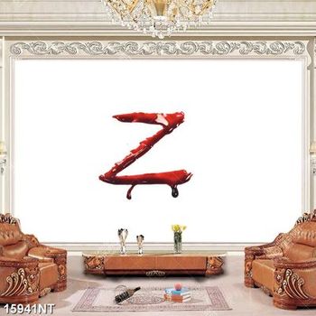 Tranh Z màu đỏ