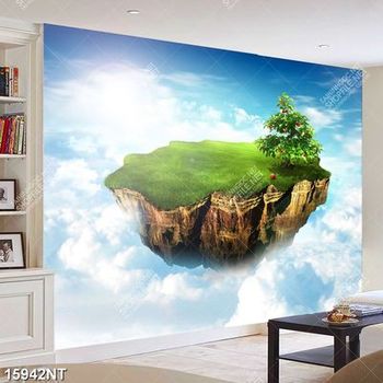 Tranh nghệ thuật thảm cỏ xanh