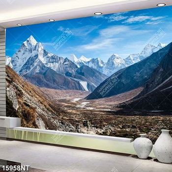 Tranh ngọn núi mùa đông