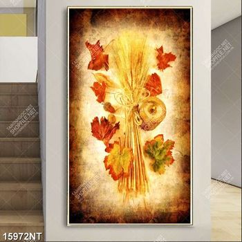 Tranh lá vàng mùa thu