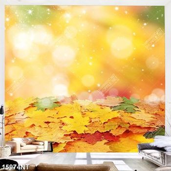 Tranh lá vàng mùa thu 15974NT