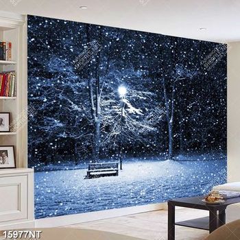 Tranh tuyết rơi mùa đông