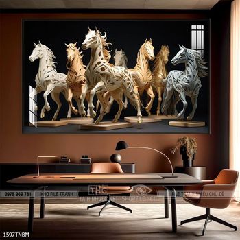 Tranh ngựa mã đáo thành công