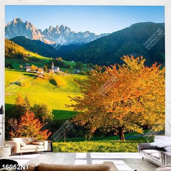 Tranh phong cảnh núi rừng tuyệt đẹp 16052NT