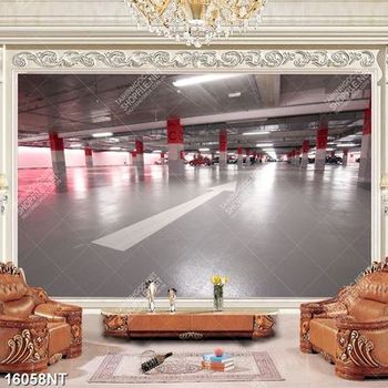 Tranh bãi đậu xe 16058NT