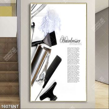 Tranh dụ cụ làm tóc