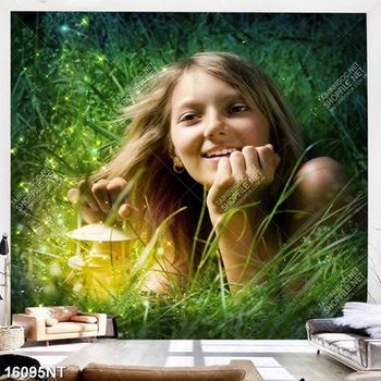 Tranh nghệ thuật cô gái xinh đẹp