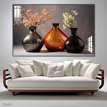Mẫu tranh bình hoa treo tường đẹp nhất