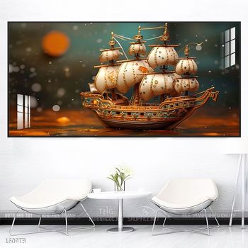 Tranh thuận buồm xuôi gió treo tường