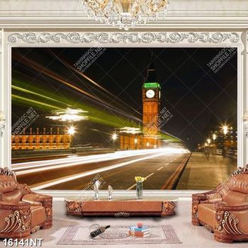 Tranh con đường phố vắng 16141NT