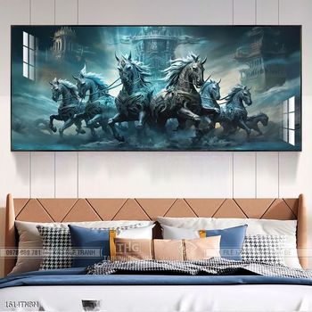 Tranh treo tường ngựa bát mã