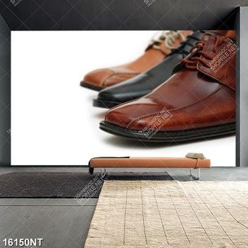 Tranh giày da nam