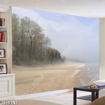 Tranh bãi biển hoang sơ