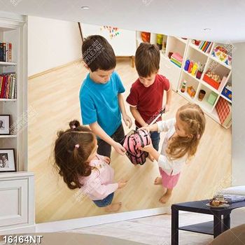 Tranh lớp học của bé