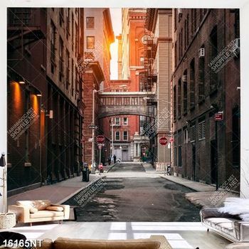 Tranh con đường phố Châu Âu