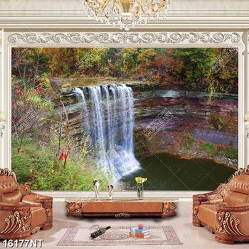 Tranh thác nước đẹp 16177NT