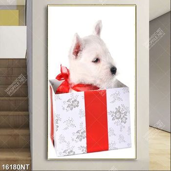 Tranh chú có trắng nhỏ