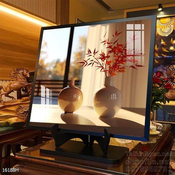 Mẫu tranh bình hoa mới nhất trang trí phòng khách, phòng ăn