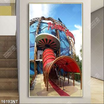 Tranh tòa nhà Planet Hollywood