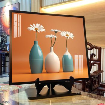 Mẫu tranh bình hoa nghệ thuật decor trang trí tường