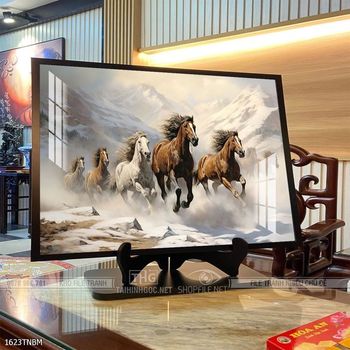 Tranh treo tường ngựa bát mã