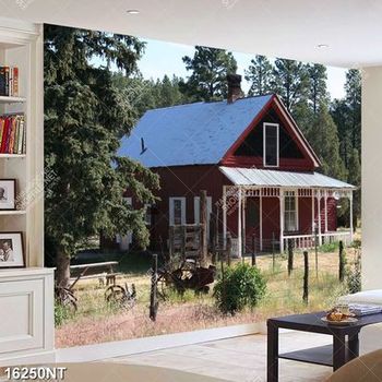 Tranh ngôi nhà trong rừng