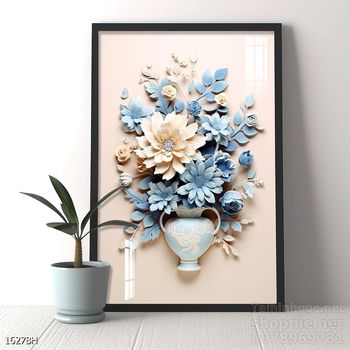 Tranh bình hoa nghệ thuật treo tường