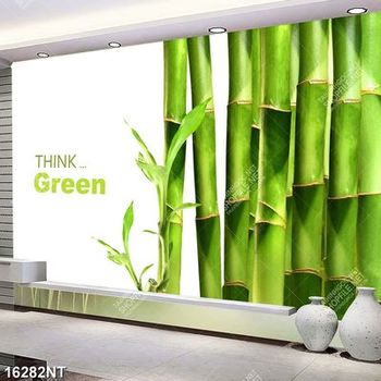 Tranh cây trúc xanh