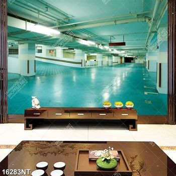 Tranh bãi đậu xe 16283NT