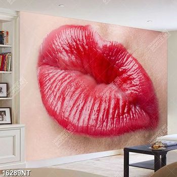 Tranh đôi môi đỏ