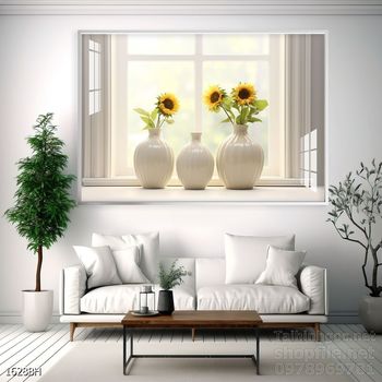 Mẫu tranh bình hoa treo tường đẹp nhất