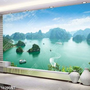 Tranh phong cảnh sông núi tuyệt đẹp 16290NT