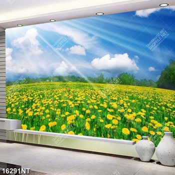 Tranh cánh đồng hoa vàng 16291NT