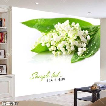 Tranh bông hoa trắng