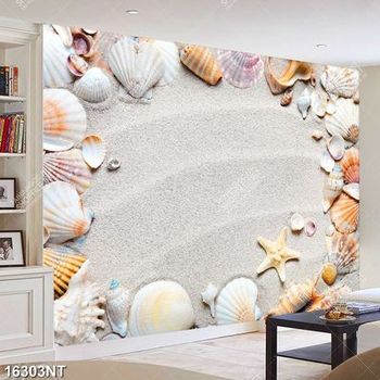 Tranh vỏ sò trên cát