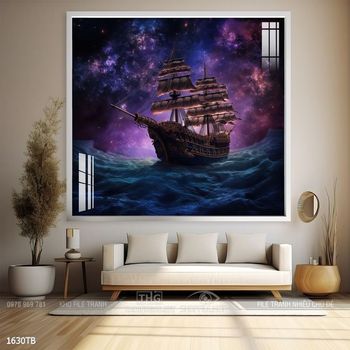 Tranh thuận buồm xuôi gió đẹp ấn tượng