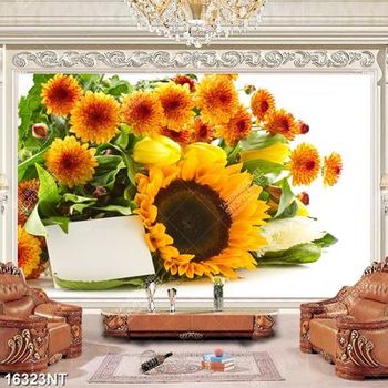 Tranh hoa nở đẹp 16323NT