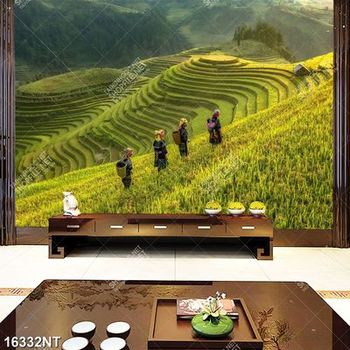 Tranh phong cảnh ruộng bậc thang Tây Bắc