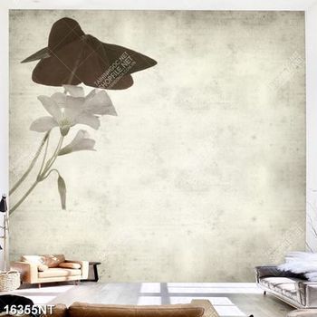 Tranh bông hoa trắng