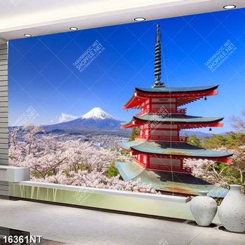 Tranh sứ sở hoa anh đào 16361NT