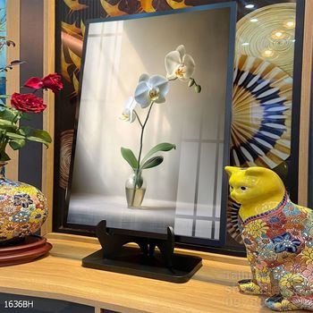 Tranh bình hoa đẹp trang trí tường